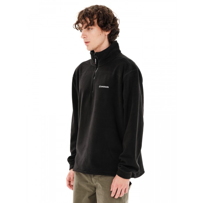 Half Zip Emerson 262.EM28.25 BLACK Ζακέτες Half Zip Emerson 262.EM28.25 BLACK Ζακέτες
