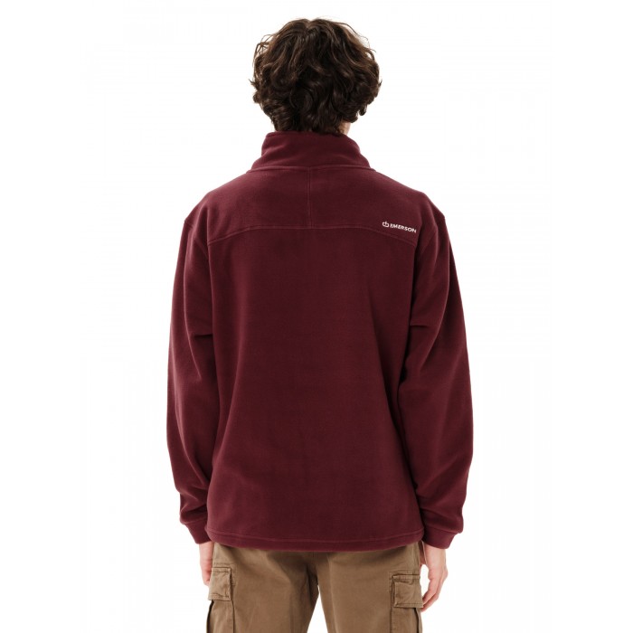 Half Zip Emerson 262.EM28.25 BURGUNDY Ζακέτες Half Zip Emerson 262.EM28.25 BURGUNDY Ζακέτες