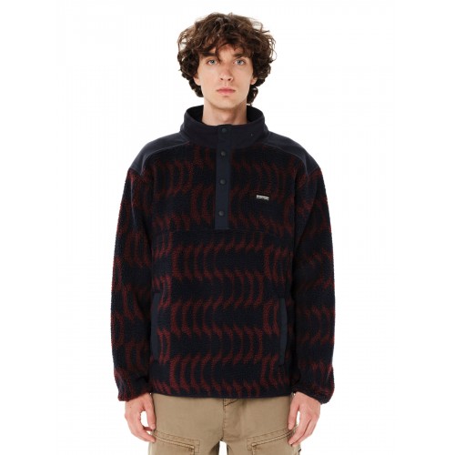 Half Zip Fleece Emerson 262.EM280.155 BLUE-WINE