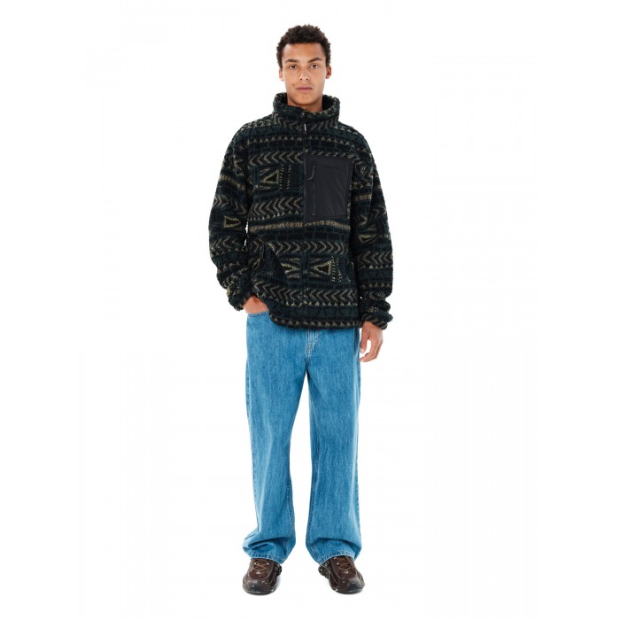 Ζακέτα Fleece Emerson Sherpa 262.EM290.429 PR625 FOREST TEAL Ζακέτες