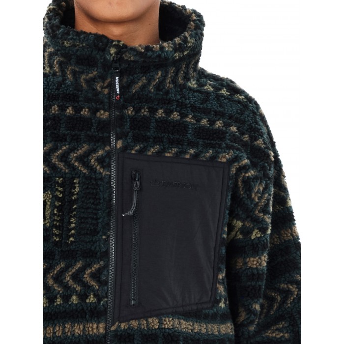 Ζακέτα Fleece Emerson Sherpa 262.EM290.429 PR625 FOREST TEAL Ζακέτες