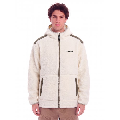 Ζακέτα Fleece Emerson Sherpa 262.EM290.43 OFF WHITE