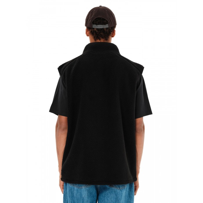 Ζακέτα Fleece Emerson Sherpa 262.EM290.59 BLACK Ζακέτες Ζακέτα Fleece Emerson Sherpa 262.EM290.59 BLACK Ζακέτες