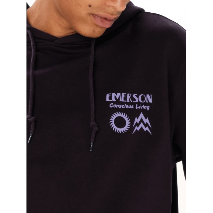 Φούτερ Emerson 262.EM20.19 D.GRAPE Φούτερ Φούτερ Emerson 262.EM20.19 D.GRAPE Φούτερ