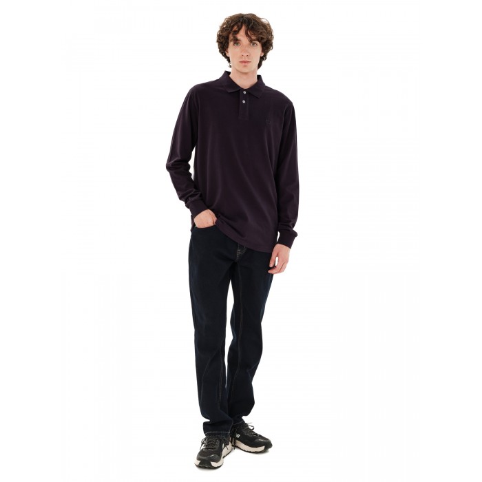 Μπλούζα Πόλο μακρύ μανίκι Emerson 262.EM35.01 D.GRAPE Polo Μπλούζα Πόλο μακρύ μανίκι Emerson 262.EM35.01 D.GRAPE Polo