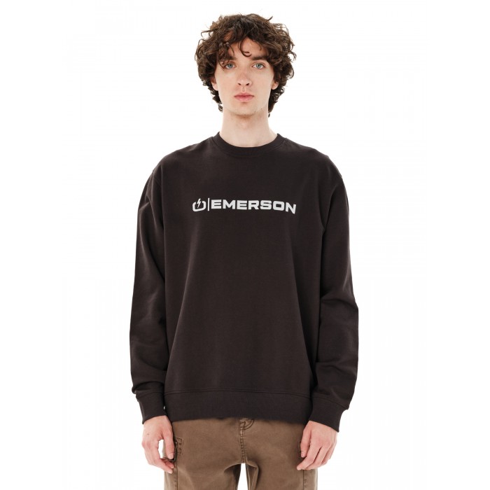 Φούτερ Emerson 262.EM20.03 COFFEE BROWN Φούτερ