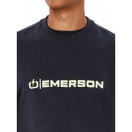 Φούτερ Emerson 262.EM20.03 DUSKY BLUE Φούτερ Emerson 262.EM20.03 DUSKY BLUE