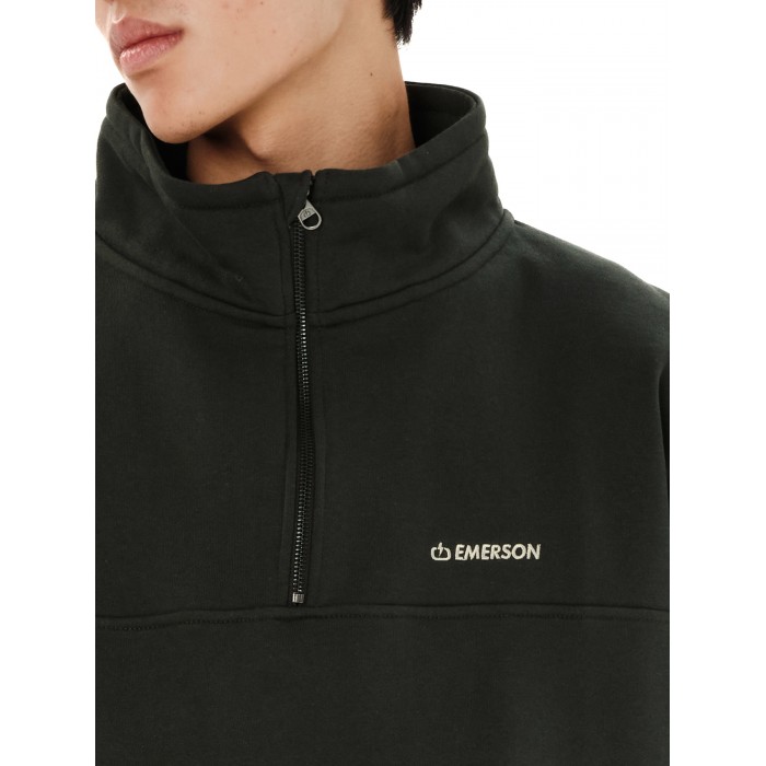 Half Zip Emerson 262.EM20.300 FOREST GREEN Ζακέτες Half Zip Emerson 262.EM20.300 FOREST GREEN Ζακέτες