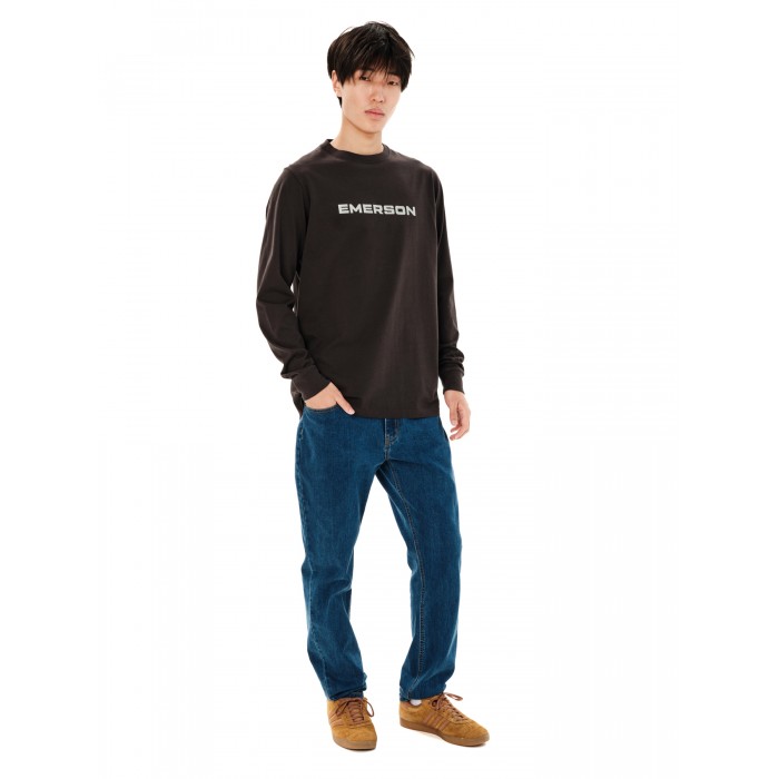 Μπλούζα μακρύ μανίκι Emerson 262.EM31.01 COFFEE BROWN Μακρυμάνικες Μπλούζα μακρύ μανίκι Emerson 262.EM31.01 COFFEE BROWN Μακρυμάνικες