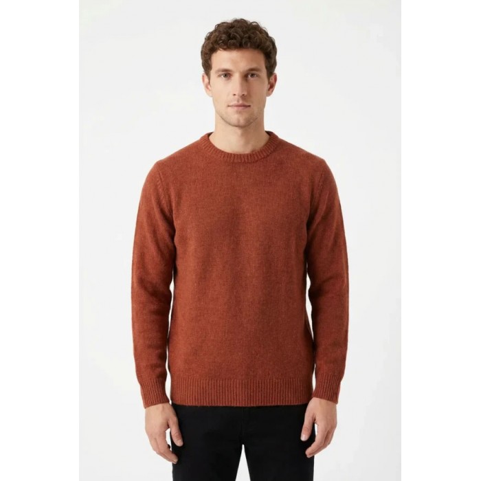 Πουλόβερ Paco 2683007 BURNT ORANGE Πλεκτά
