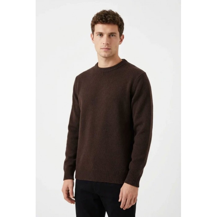 Πουλόβερ Paco 2683007 Brown Πλεκτά