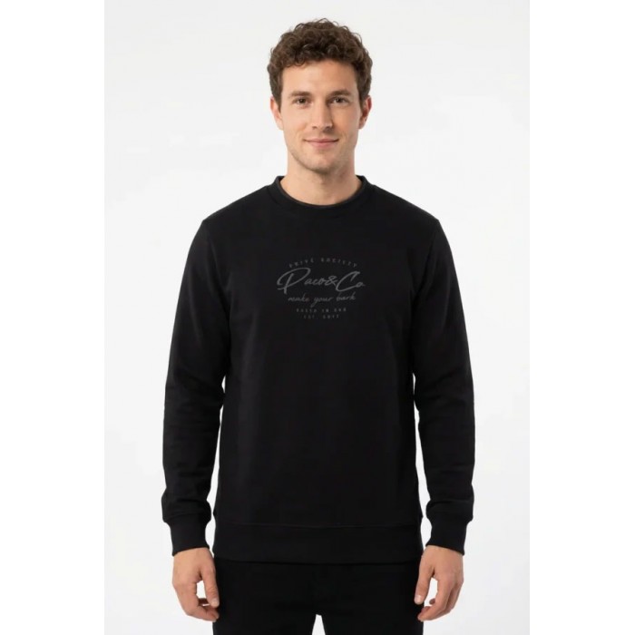 Φούτερ Paco 2681052 Black Φούτερ