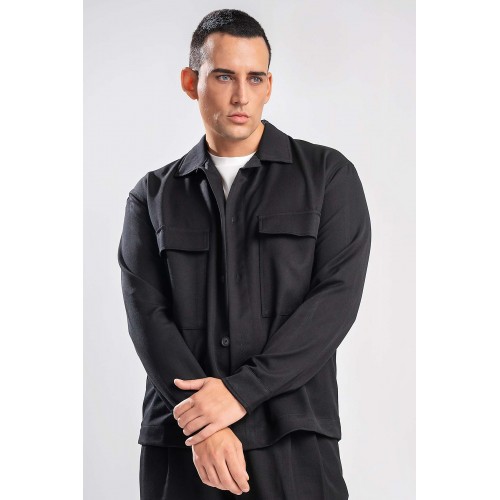 Πουκάμισο Overshirt Vittorio 300-2627-ESSENZA Black