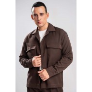 Πουκάμισο Overshirt Vittorio 300-2627-ESSENZA Brown