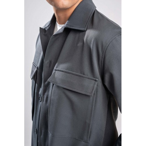 Πουκάμισο Overshirt Vittorio 300-2627-ESSENZA GREY