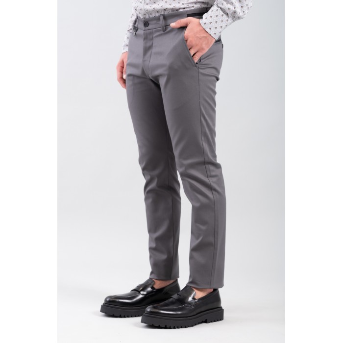 Παντελόνι Vittorio 500-2627-COMO Grey Chinos