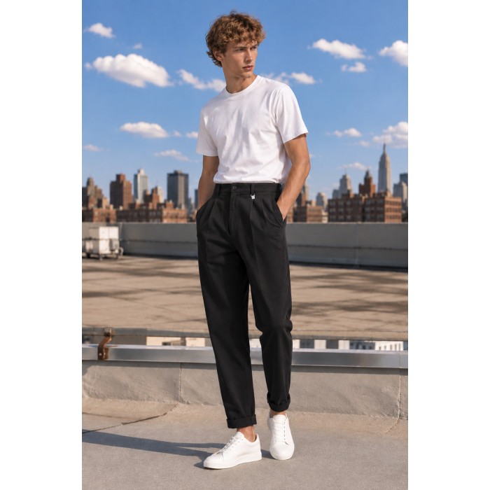 Παντελόνι Vittorio Vittorio 500-2627-PRIMO BLACK Chinos