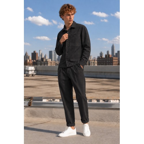 Πουκάμισο Overshirt Vittorio 300-2627-PRIMO BLACK