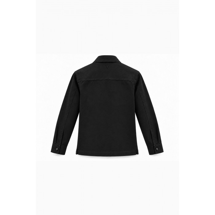 Πουκάμισο Overshirt Vittorio 300-2627-PRIMO BLACK Μακρυμάνικα Πουκάμισα
