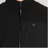 Ζακέτα Fleece Sherpa Rebase 262RFT-7080 Black Ζακέτα Fleece Sherpa Rebase 262RFT-7080 Black