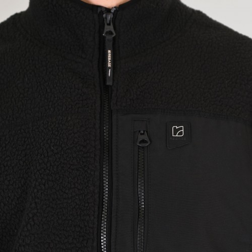 Ζακέτα Fleece Sherpa Rebase 262RFT-7080 Black