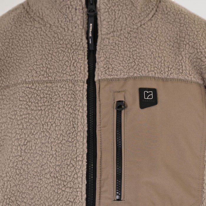 Ζακέτα Fleece Sherpa Rebase 262RFT-7080 Taupe  Ζακέτες
