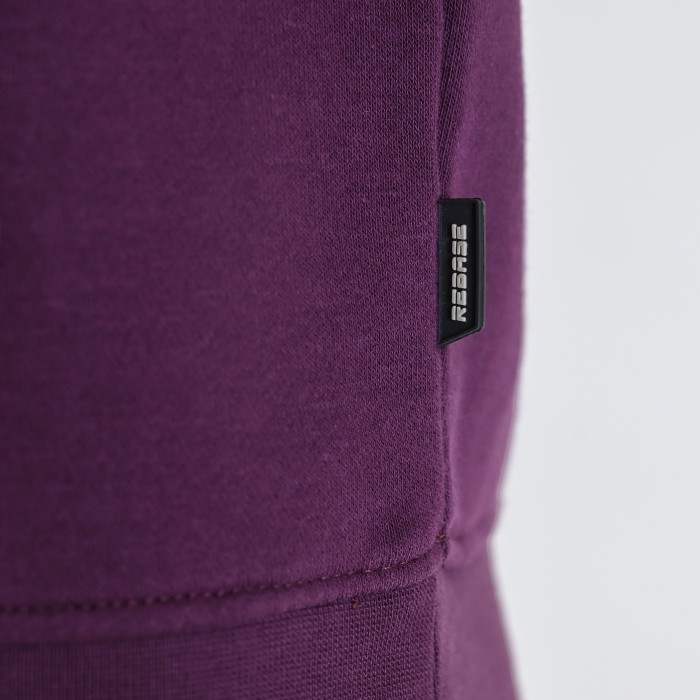 Φούτερ Rebase 262RTOP-1101 Dark Raspberry Φούτερ