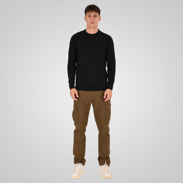 Πλεκτό Rebase 262RKNIT-8050 Black Πλεκτά