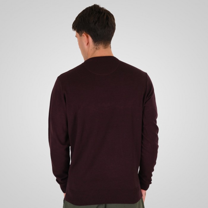 Πλεκτό Rebase 262RKNIT-8050 Bordeaux Melange Πλεκτά