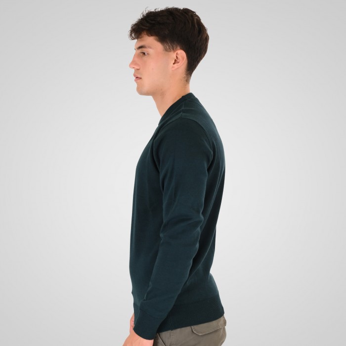 Πλεκτό Rebase 262RKNIT-8050 Teal Melange Πλεκτά