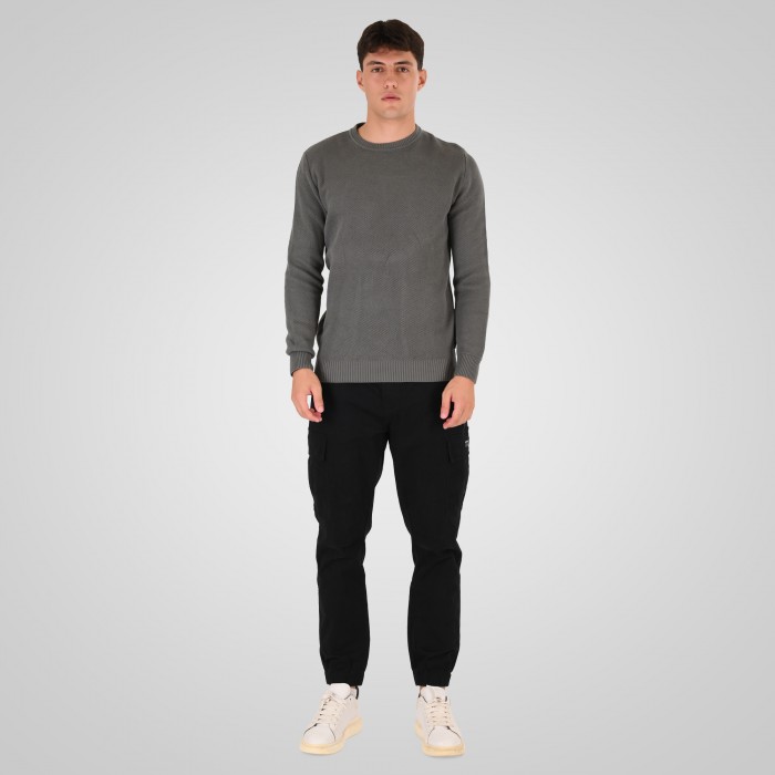 Πλεκτό Rebase 262RKNIT-8050 Khaki Πλεκτά