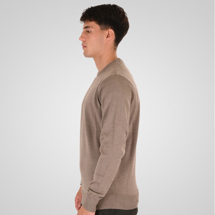 Πλεκτό Rebase 262RKNIT-8050 Beige Melange Πλεκτά