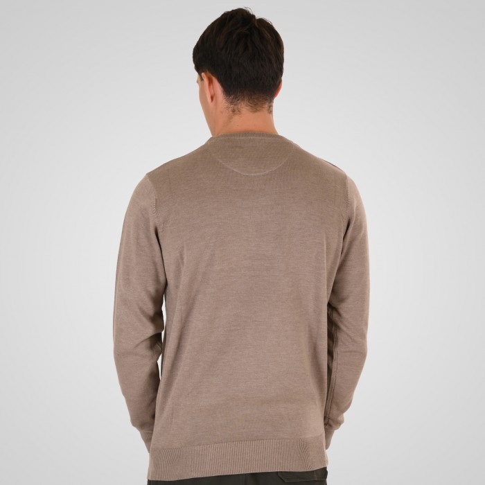 Πλεκτό Rebase 262RKNIT-8050 Beige Melange Πλεκτά