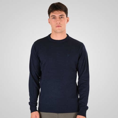 Πλεκτό Rebase 262RKNIT-8050 Navy Melange