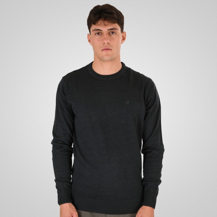 Πλεκτό Rebase 262RKNIT-8050 Forest Green Melange Πλεκτά
