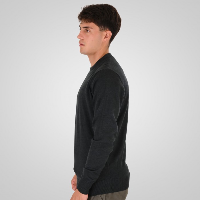 Πλεκτό Rebase 262RKNIT-8050 Forest Green Melange Πλεκτά