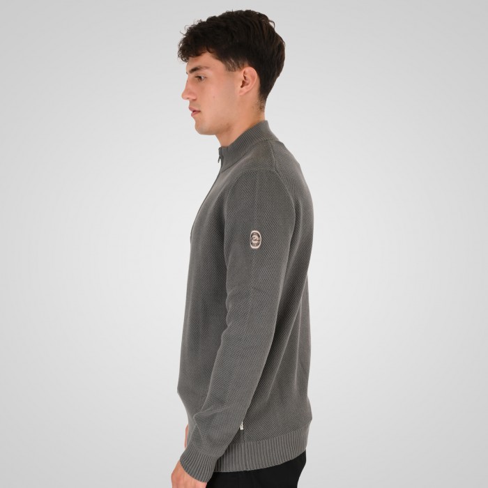 Πλεκτό Half Zip Rebase 262RKNIT-8054 Agave Green Πλεκτά