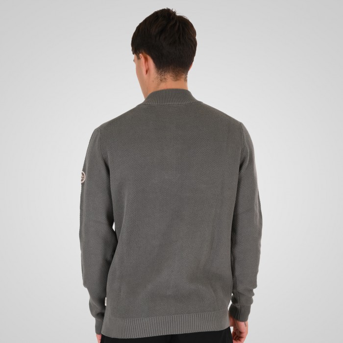 Πλεκτό Half Zip Rebase 262RKNIT-8054 Agave Green Πλεκτά