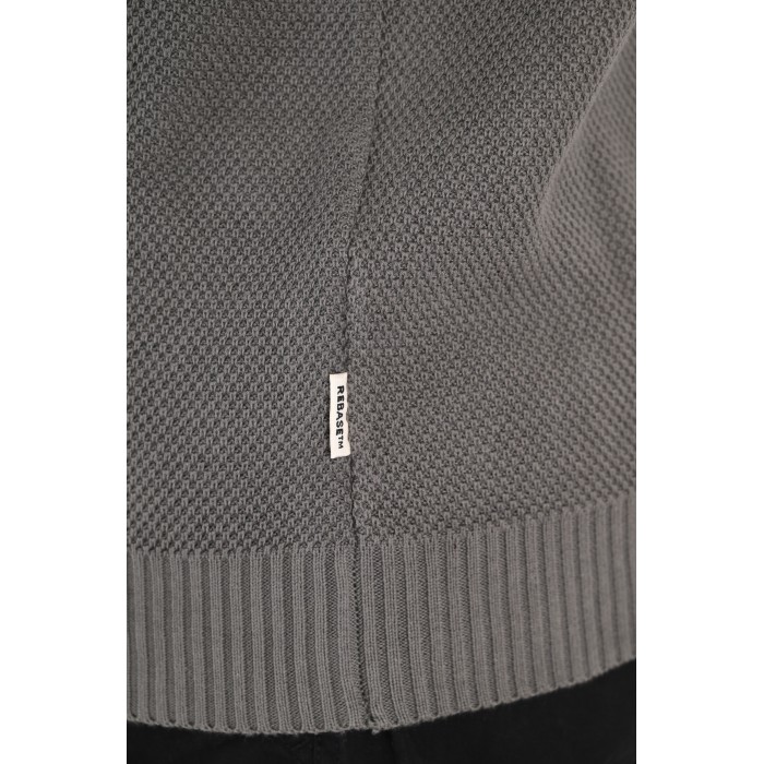 Πλεκτό Half Zip Rebase 262RKNIT-8054 Agave Green Πλεκτά