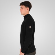 Πλεκτό Half Zip Rebase 262RKNIT-8054 Black