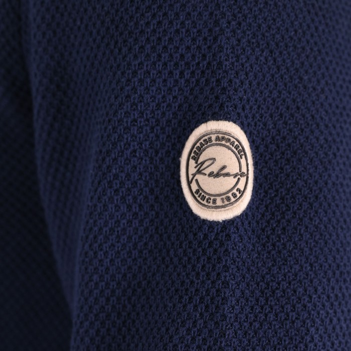 Πλεκτό Half Zip Rebase 262RKNIT-8054 Blue Marine Πλεκτά