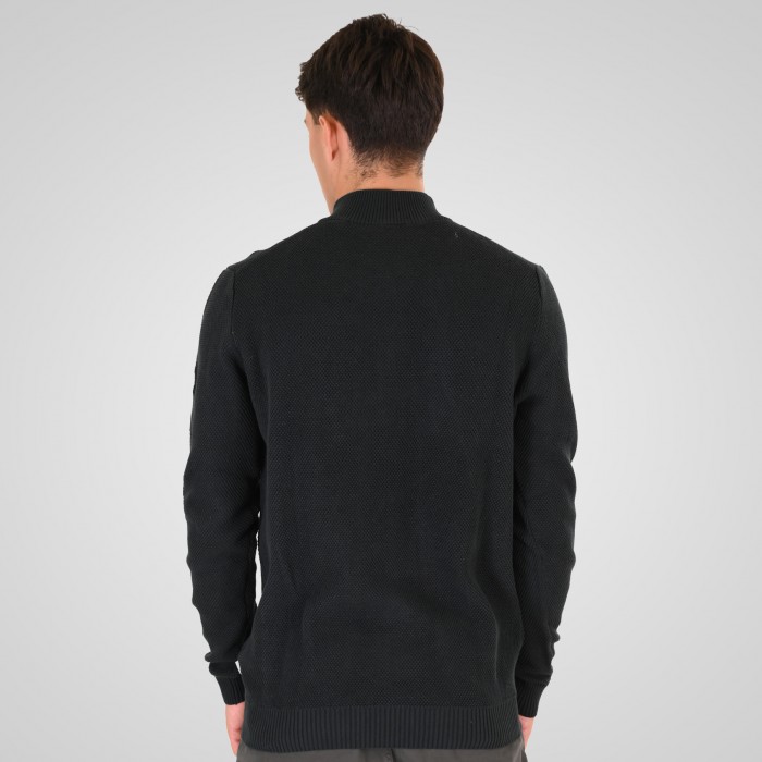 Πλεκτό Half Zip Rebase 262RKNIT-8054 Deep Forest Πλεκτά