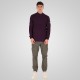 Πλεκτό Half Zip Rebase 262RKNIT-8054 Rasberry Πλεκτά