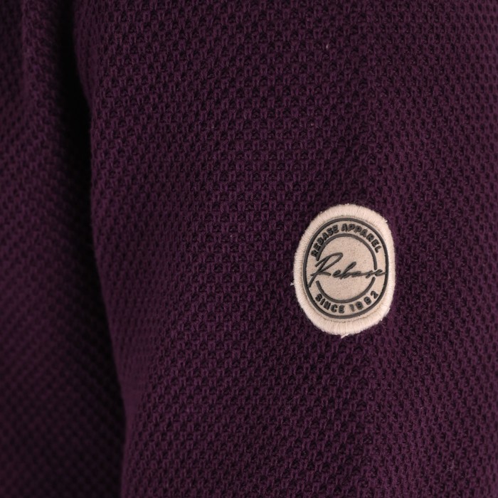 Πλεκτό Half Zip Rebase 262RKNIT-8054 Rasberry Πλεκτά