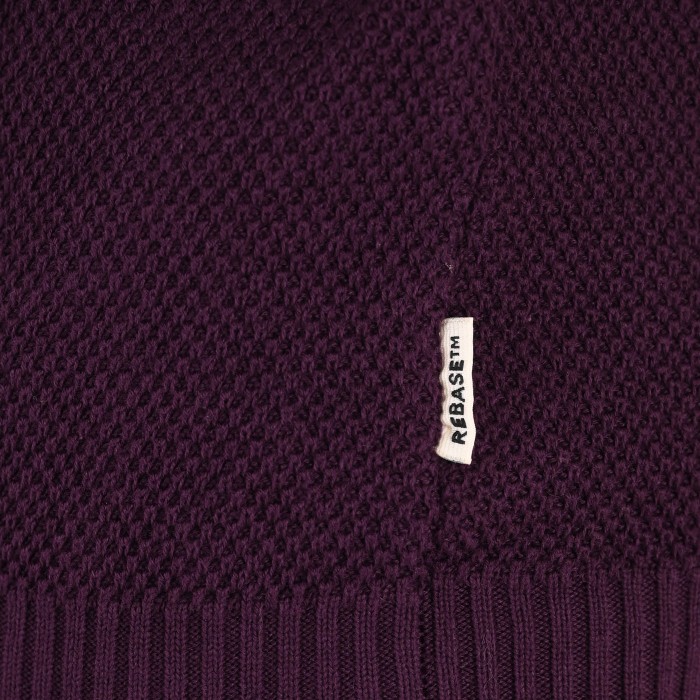 Πλεκτό Half Zip Rebase 262RKNIT-8054 Rasberry Πλεκτά