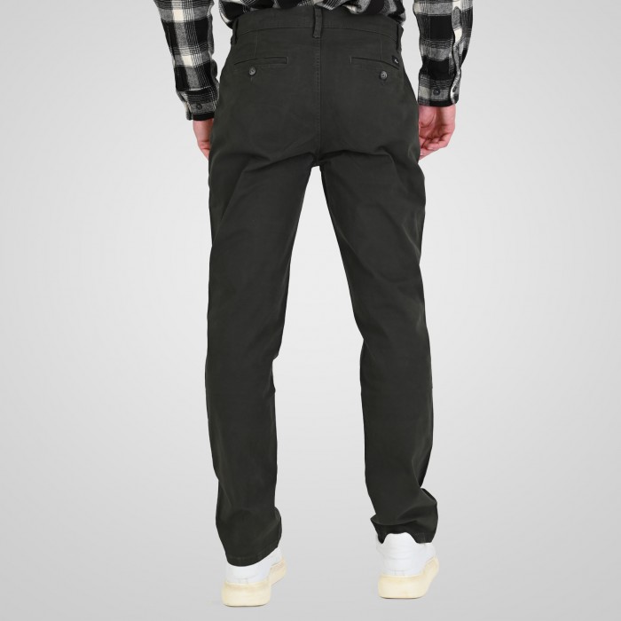 Παντελόνι Chinos Rebase 262RCP-4113 Dark Khaki Παντελόνια