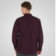Πουκάμισο Rebase 262RGS-5205 Oxford Bordeaux Πουκάμισα