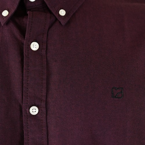 Πουκάμισο Rebase 262RGS-5205 Oxford Bordeaux