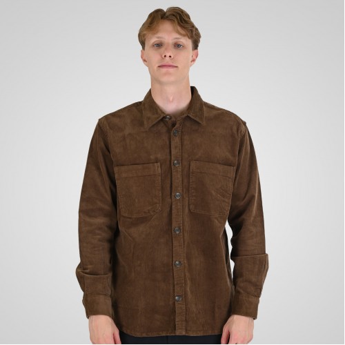Πουκάμισο Κοτλέ Overshirt Rebase 262RGS-5208 Camel