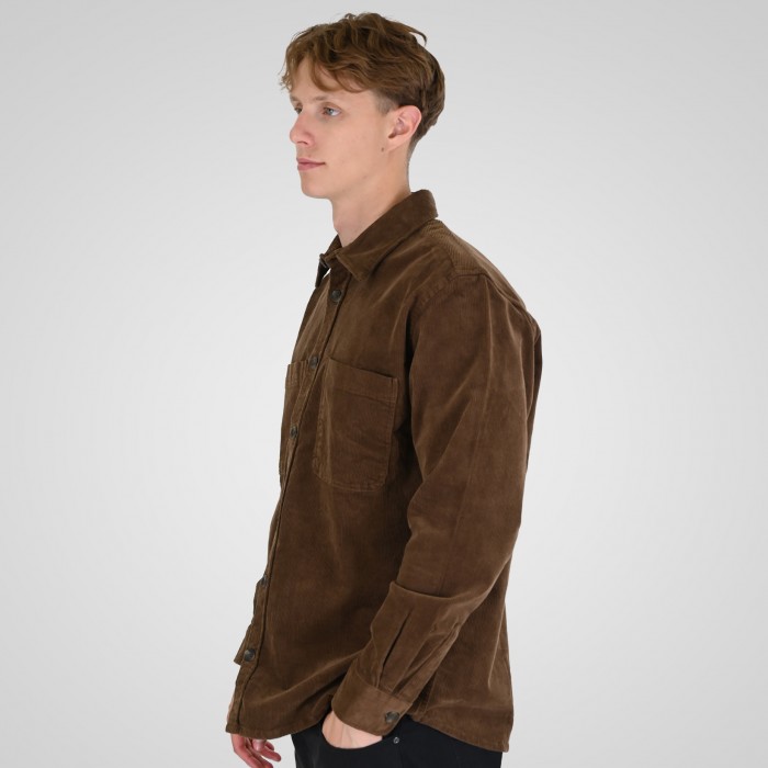 Πουκάμισο Κοτλέ Overshirt Rebase 262RGS-5208 Camel Ζακέτες